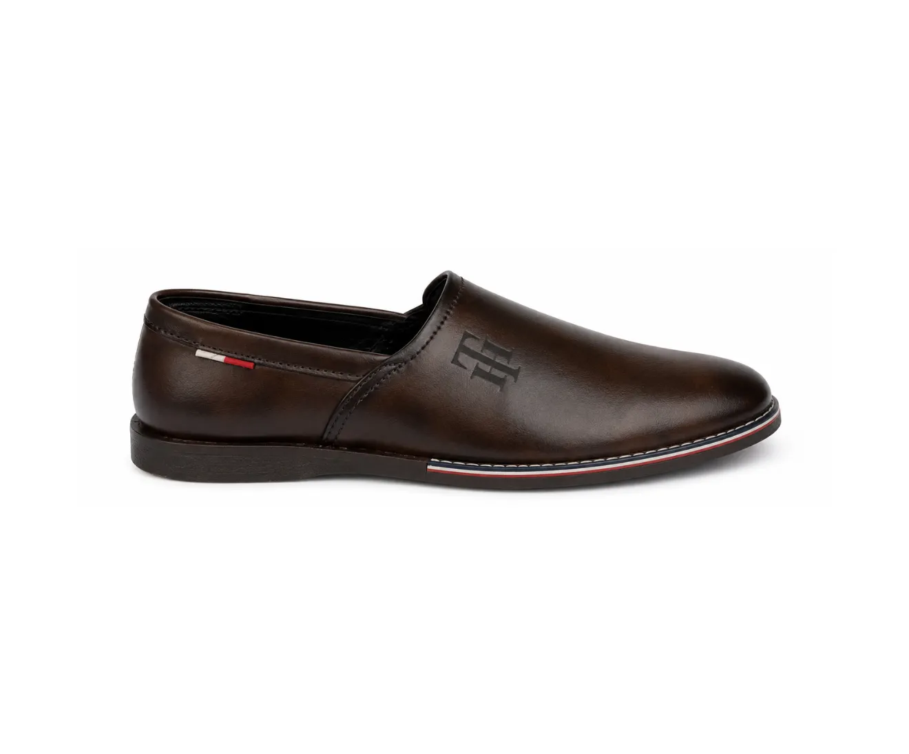 Tommy Hilfiger Brown Moccasins - First Copy Formal Shoes For Men