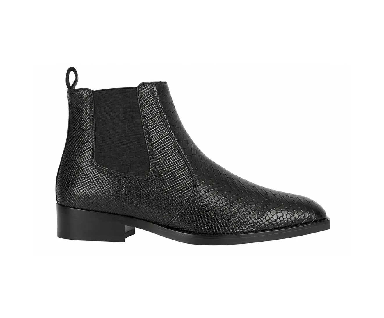 Zara Croco Chelsea Boots - First Copy Formal Shoes For Men