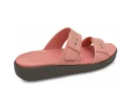 Crocs Sandals Flat Pink & Taupe Crocs - First Copy Crocs For Women