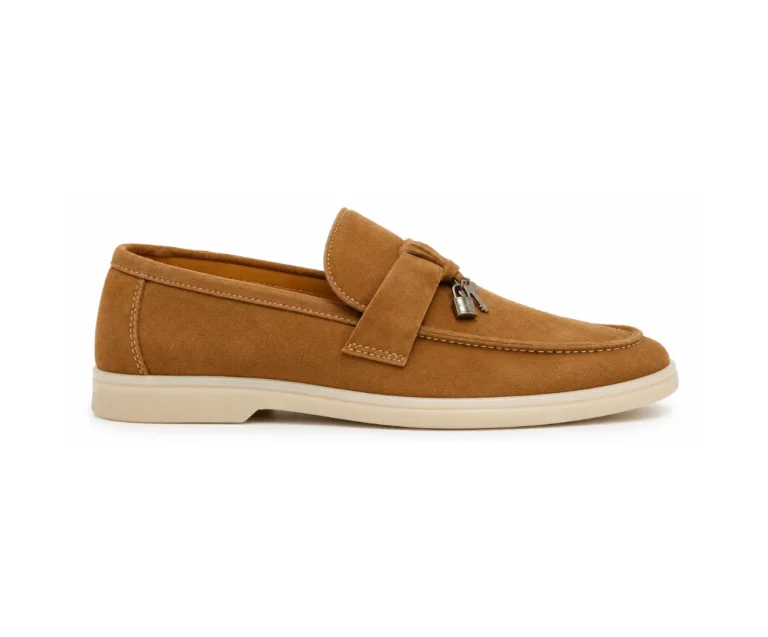 Loro Piana Light Brown - First Copy Formal Shoes For Men