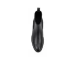 Zara Black Smooth Chelsea Boots - First Copy Formal Shoes For Men