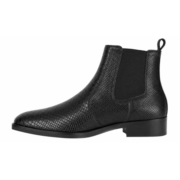Zara Croco Chelsea Boots - First Copy Formal Shoes For Men