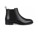 Zara Black Smooth Chelsea Boots - First Copy Formal Shoes For Men