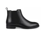 Zara Black Smooth Chelsea Boots - First Copy Formal Shoes For Men