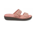 Crocs Sandals Flat Pink & Taupe Crocs - First Copy Crocs For Women