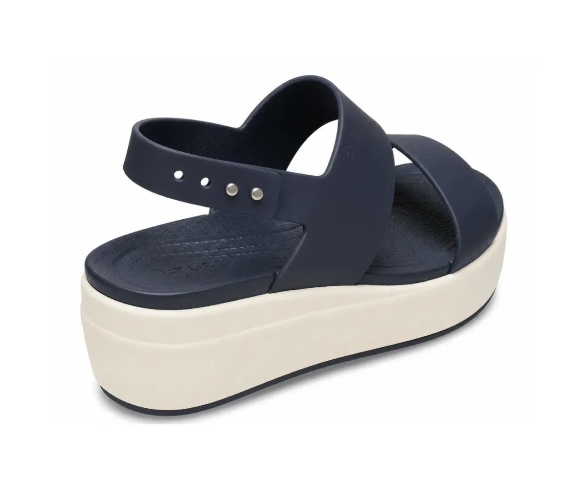 Crocss Sandals Heel Navy Blue - First Copy Crocs For Women