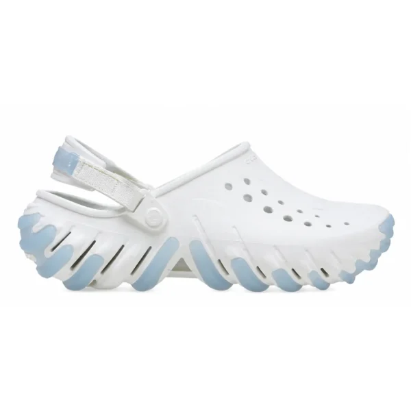 Crocs Echo Gum Ro White Upper Light Blue - First Copy Crocs