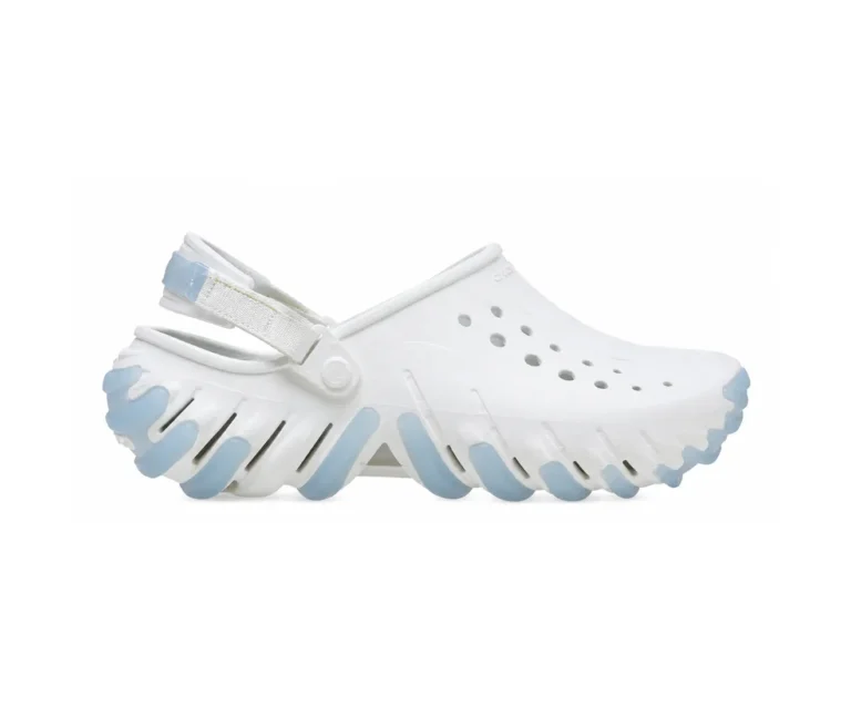Crocs Echo Gum Ro White Upper Light Blue - First Copy Crocs