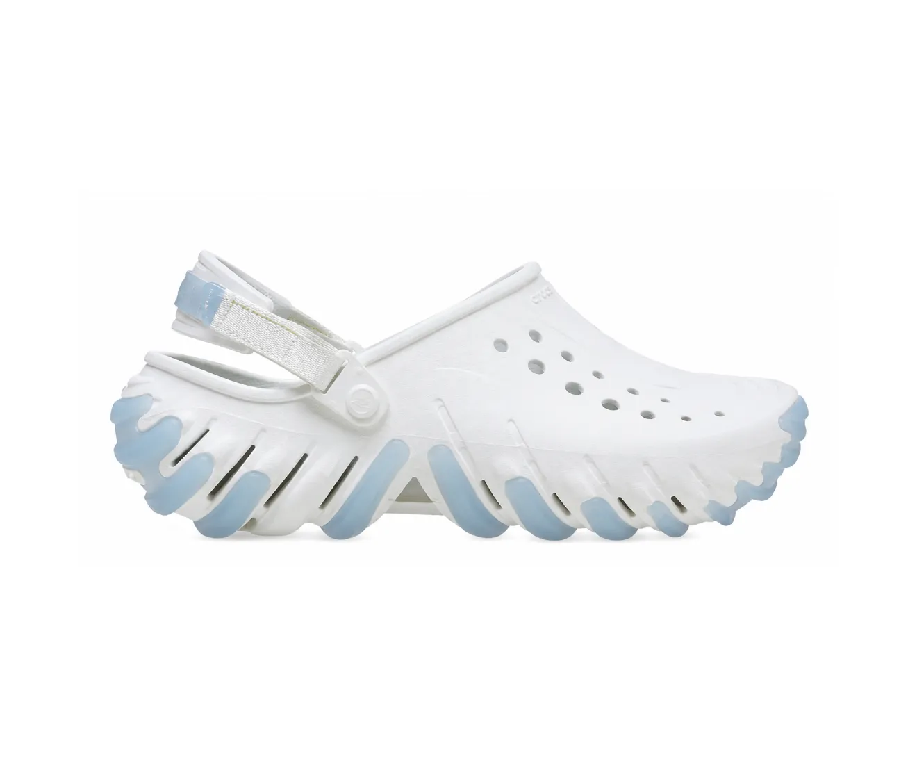 Crocs Echo Gum Ro White Upper Light Blue - First Copy Crocs Crocs Echo Gum Ro White Upper Light Blue - First Copy Crocs