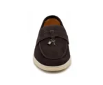 Loro Piana Dark Brown - First Copy Formal Shoes For Men