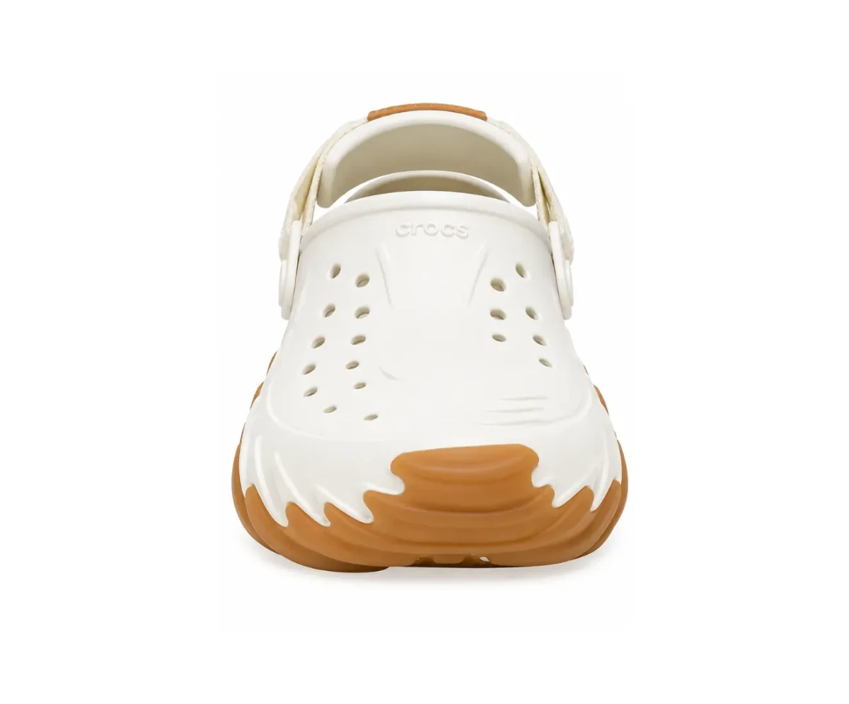 Crocs Echo Gum Ro White Cream Upper - First Copy Crocs