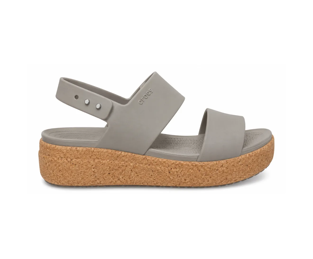 Crocs Sandal Heel Grey & Cork - First Copy Crocs For Women Crocs Sandal Heel Grey & Cork - First Copy Crocs For Women