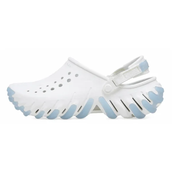 Crocs Echo Gum Ro White Upper Light Blue - First Copy Crocs