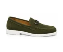 Dior Moccasins Suede Leather Green – First Copy Formal Shoes