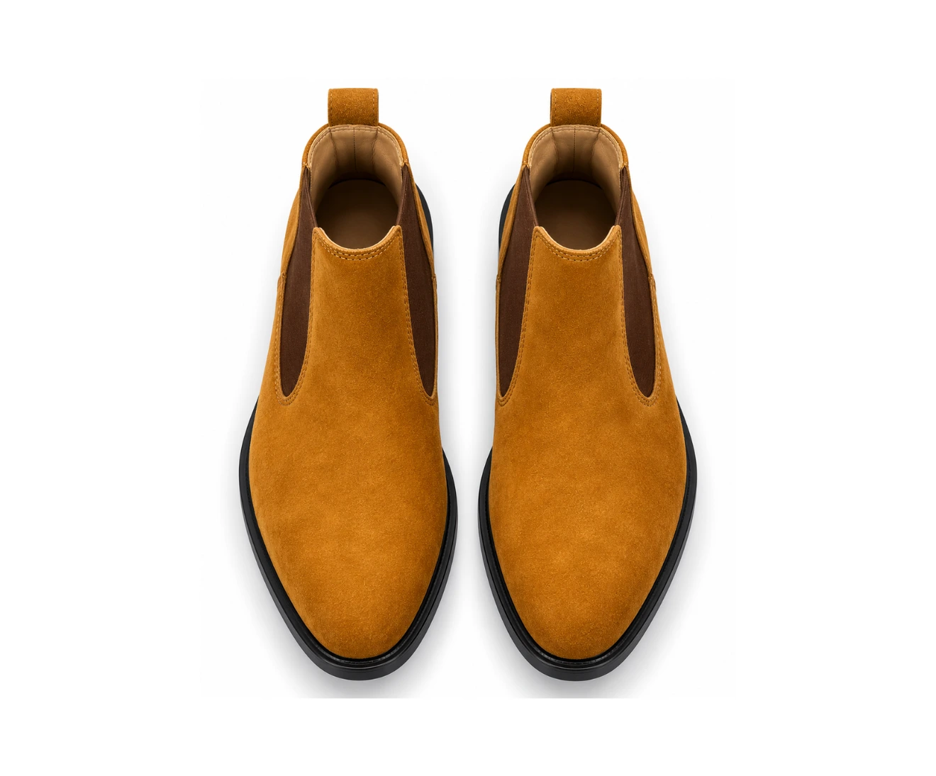 Christian Louboutin Chelsea Tan Suede Leather - First Copy Formal Shoes