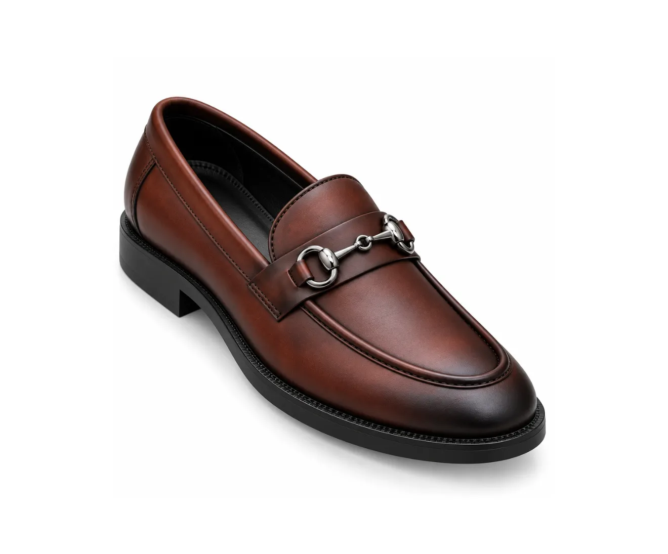 Gucci Loafers Brown With Buckle - First Copy Formal Shoes