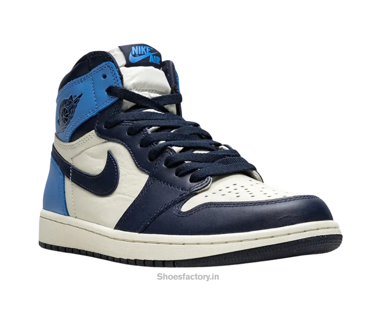Nike Air Jordan Retro 1 High Odsidian Blue - Jordan First copy Shoes - Image 2