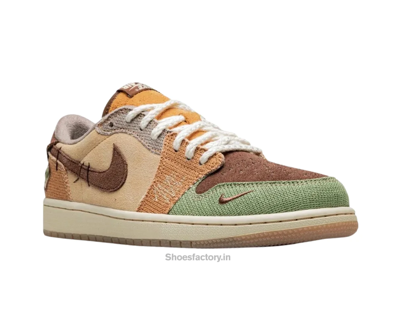 Nike Air Jordan 1 Retro Low Zion Williamson Voodoo - Jordan First Copy Shoes - Image 4
