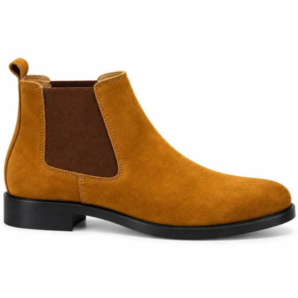 Christian Louboutin Chelsea Tan Suede Leather - First Copy Formal Shoes
