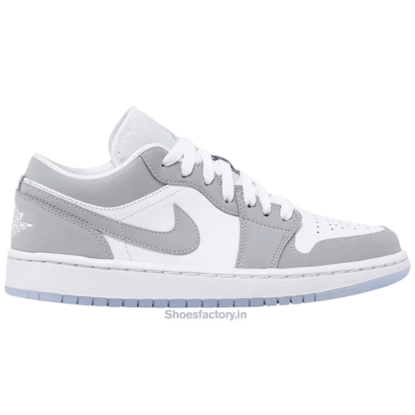 Air Jordan Retro 1 low Wolf Grey - Jordan First Copy Shoes