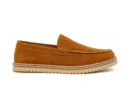 Zara Moccasins Tan Suede Leather - First Copy Formal Shoes