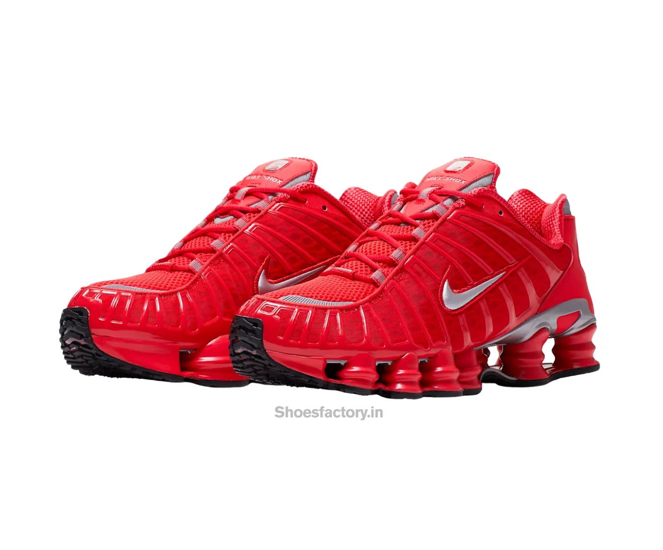 Shox TL Speed Red And Metallic Silver - First Copy Shoes - Image 2