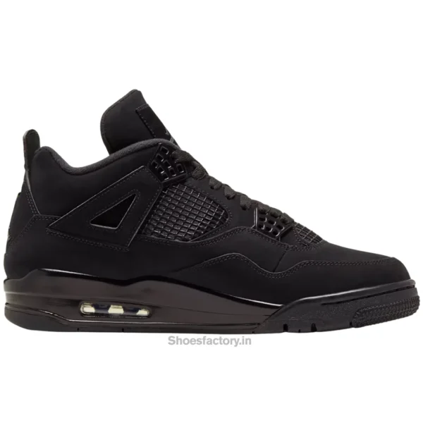 Air Jordan Retro 4 Black Cat - Jordan First Copy Shoes
