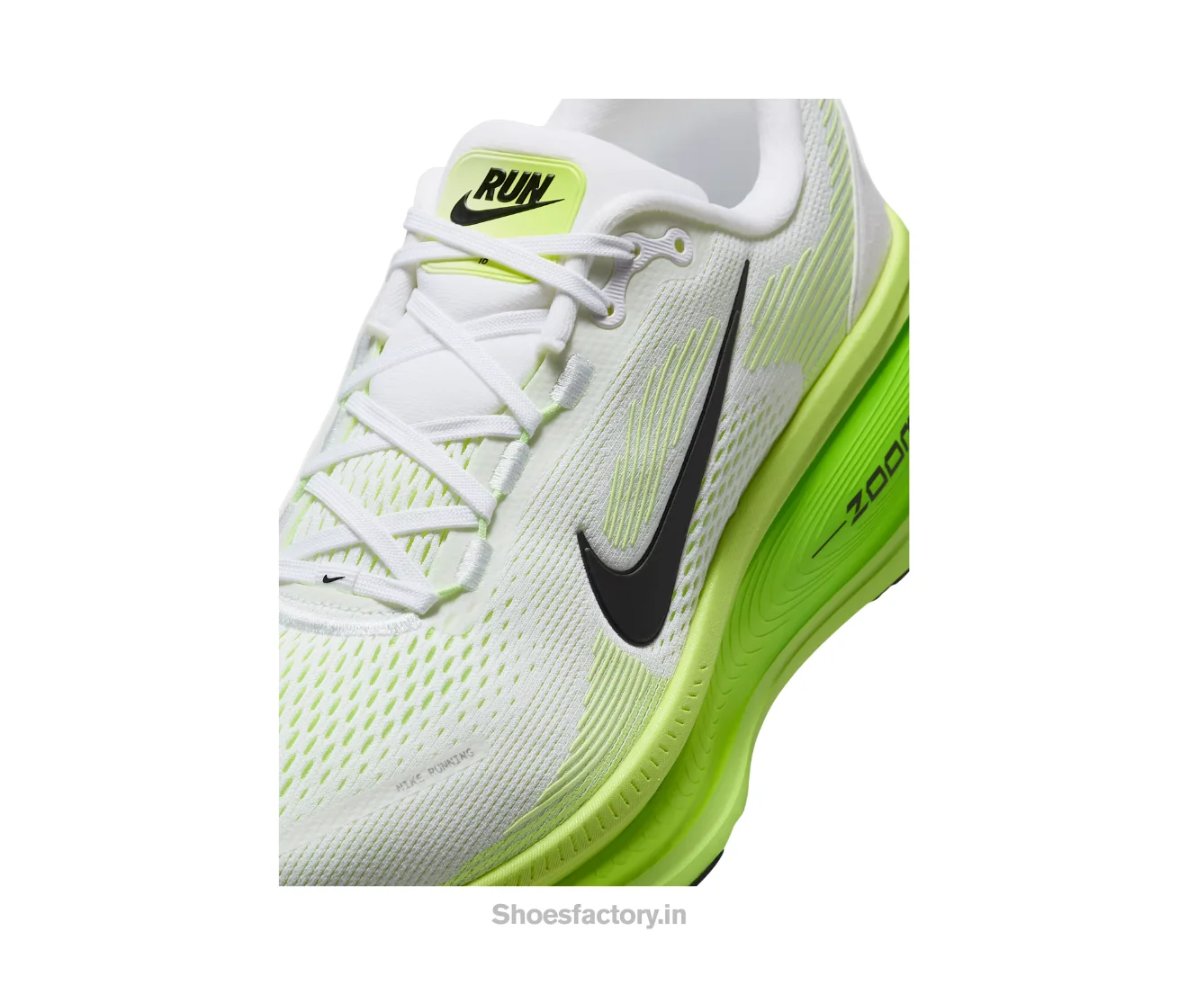 Vomero 18 White Electric Green VoltBlack - First Copy Shoes - Image 2