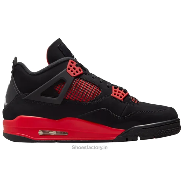 Air Jordan Retro 4 Thunder Red - Joran First Copy Shoes