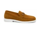 Dior Moccasins Suede Leather Tan - First Copy Formal Shoes