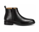 Christian Louboutin Chelsea With Zipper Black Leather - First Copy Formal Shoes