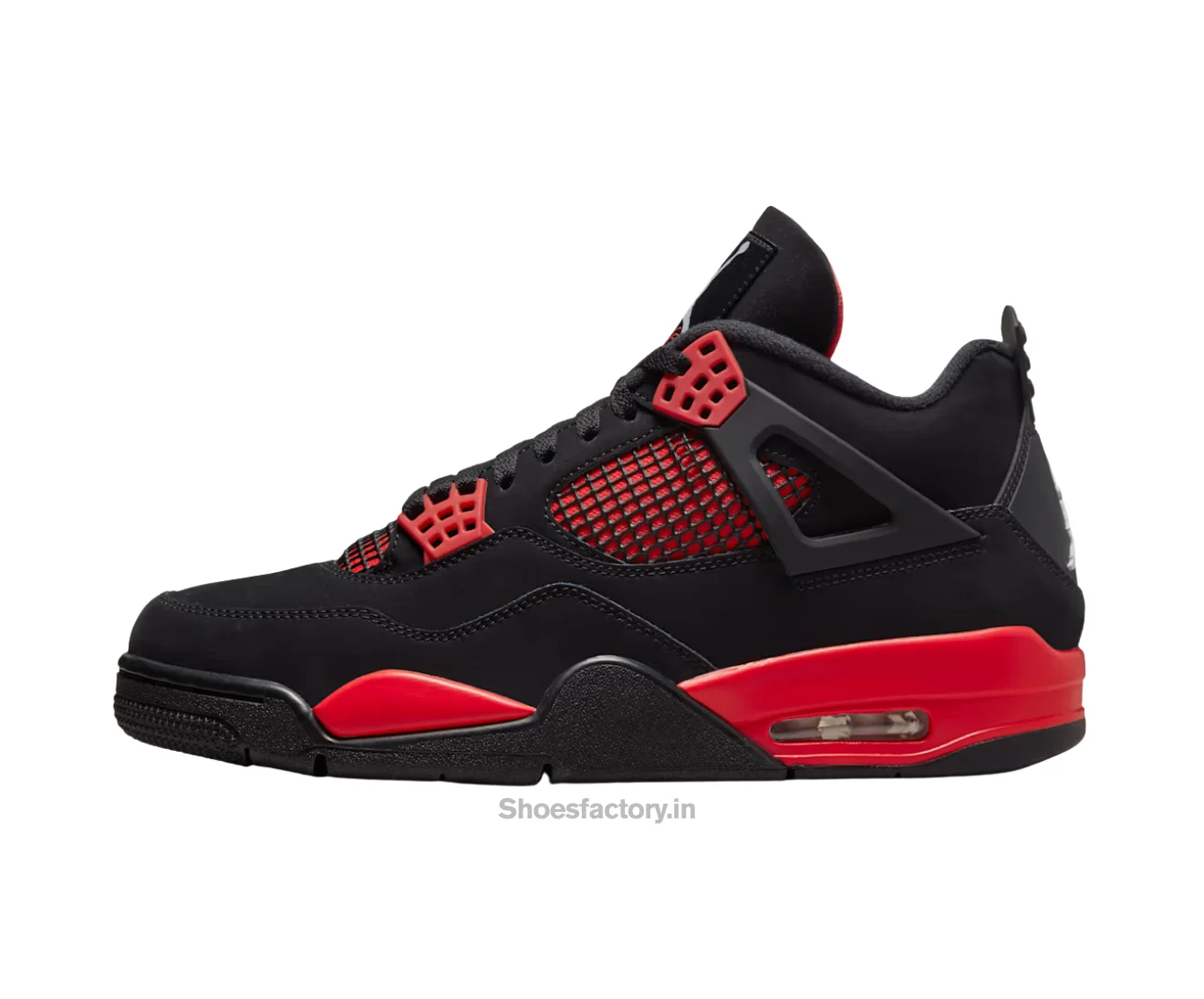 Air Jordan Retro 4 Thunder Black Red - Jordan First Copy Shoes - Image 2