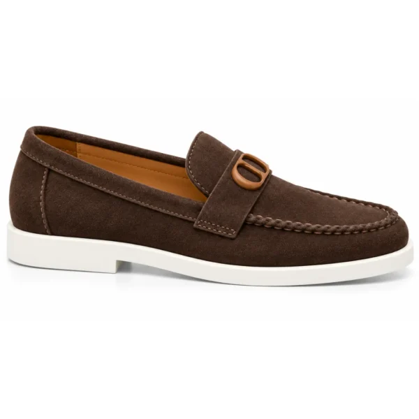 Dior Moccasins Suede Leather Brown – First Copy Formal Shoes